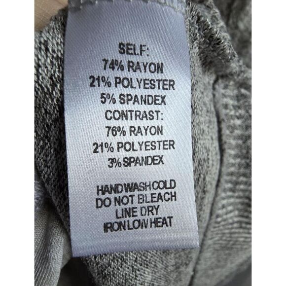 Lulus Sweater Size XS Heather Gray Lightweight V Neck 3/4 Sleeve Pullover Soft - Picture 7 of 7